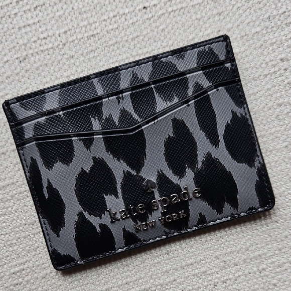kate spade Leopard Print Card Holder - Picture 11 of 12